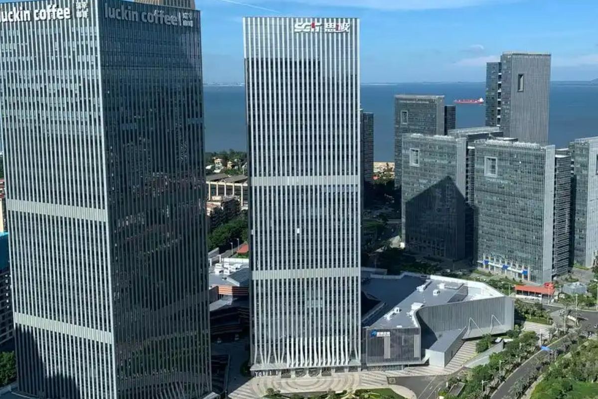 社区办公楼外景：厦门海景甲级写字楼